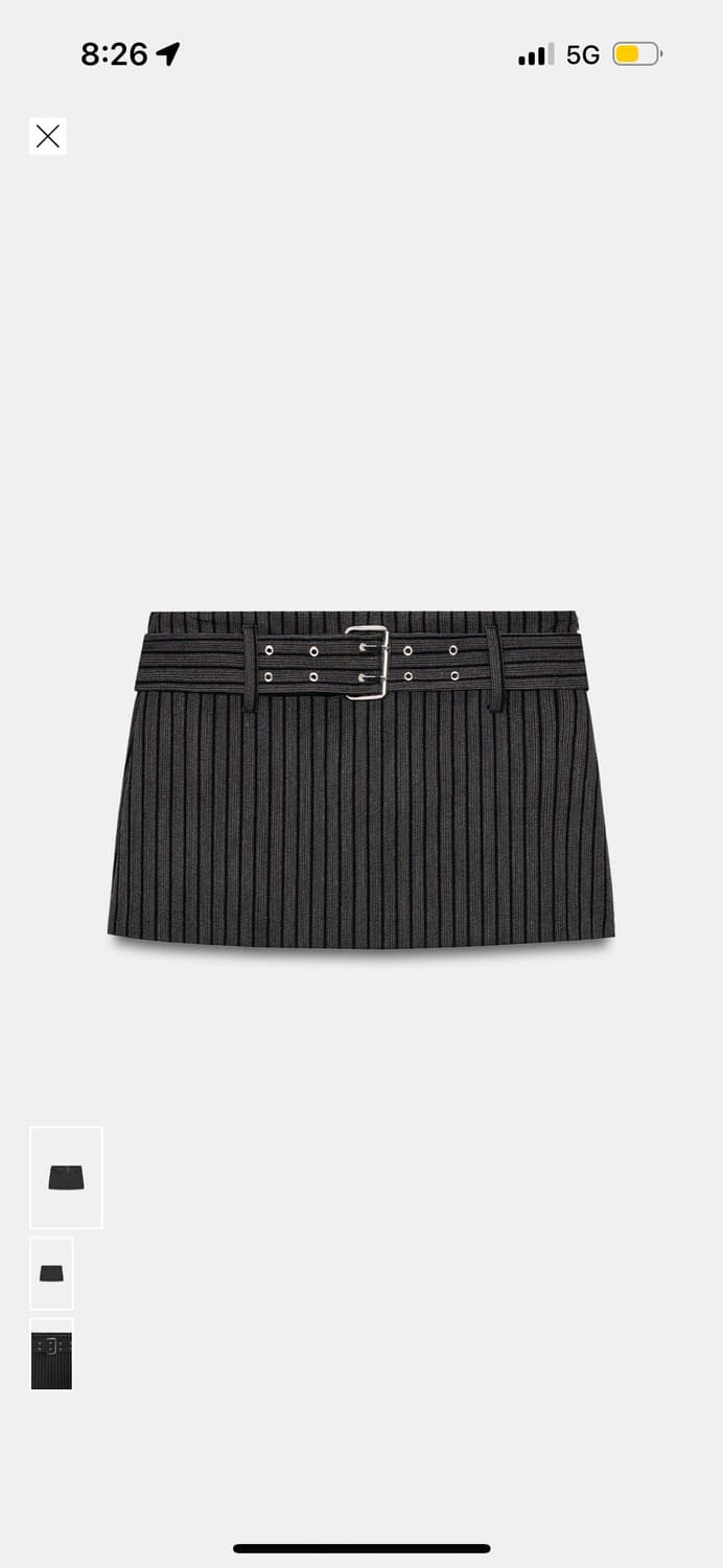 자라 벨트 스커트 팬츠 상품이미지1