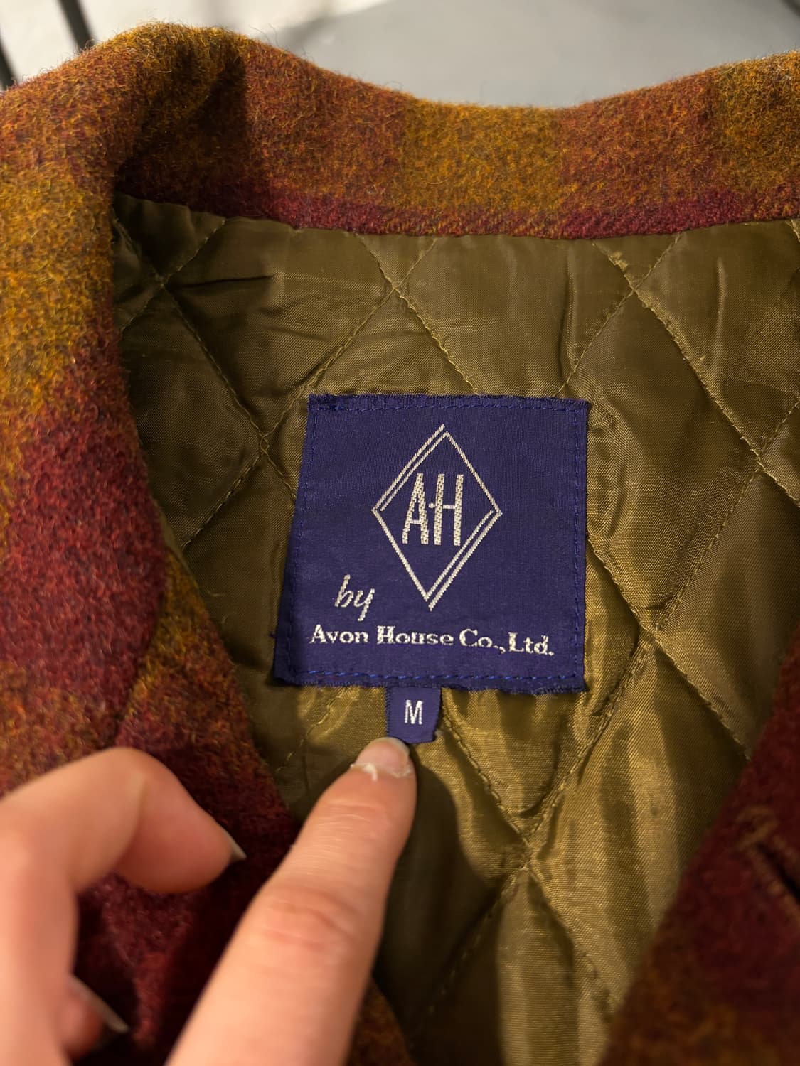 Avon House 울 체크자켓 상품이미지5