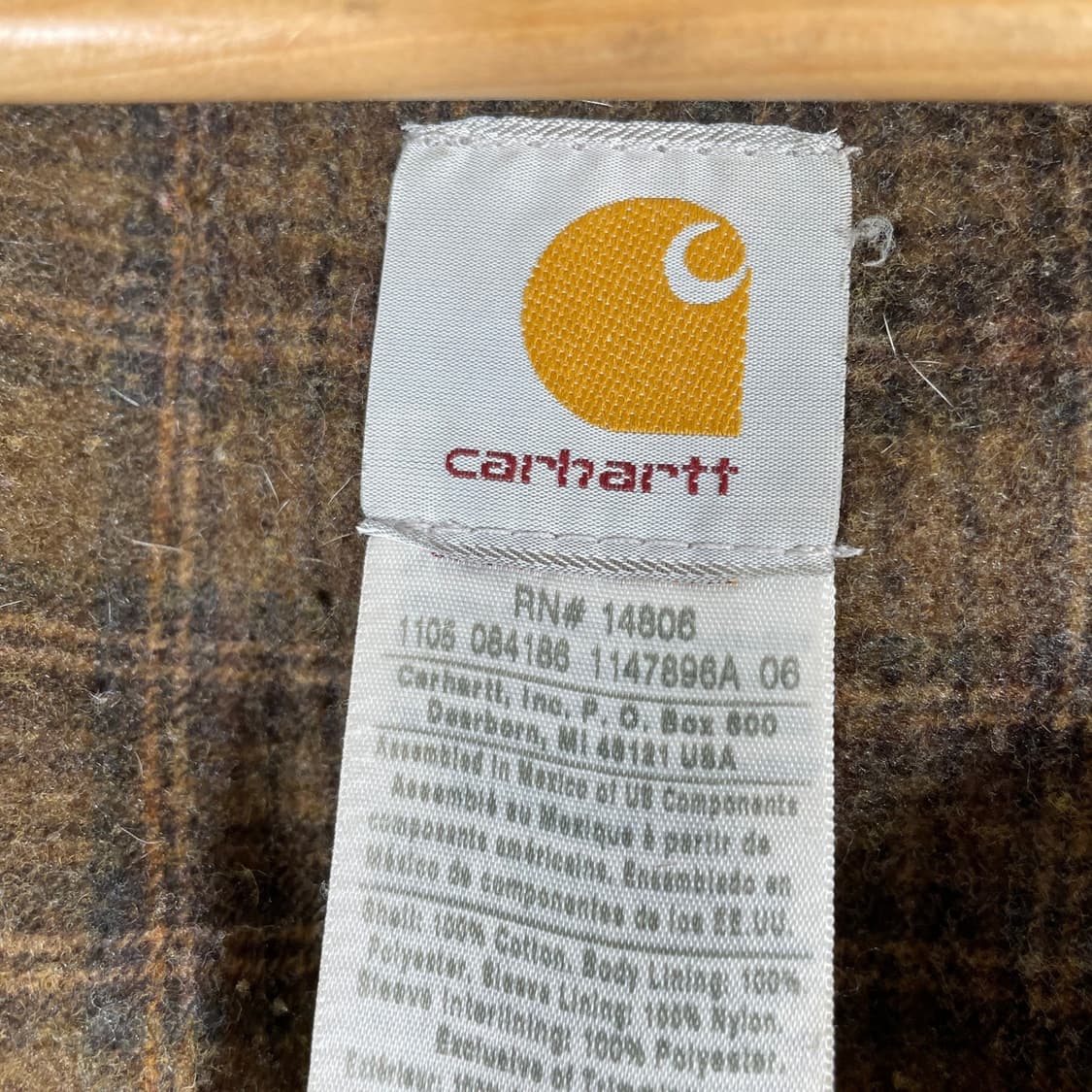 칼하트 J97 디트로이트 자켓 브라운 상품이미지6