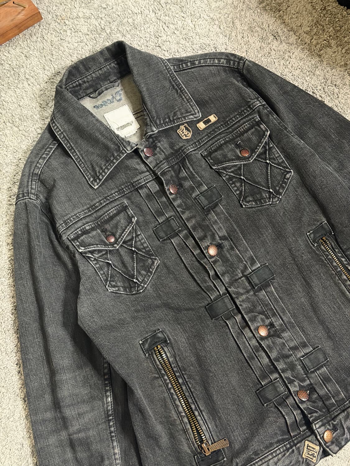 DIESEL 디젤 패치 데님 자켓 상품이미지4