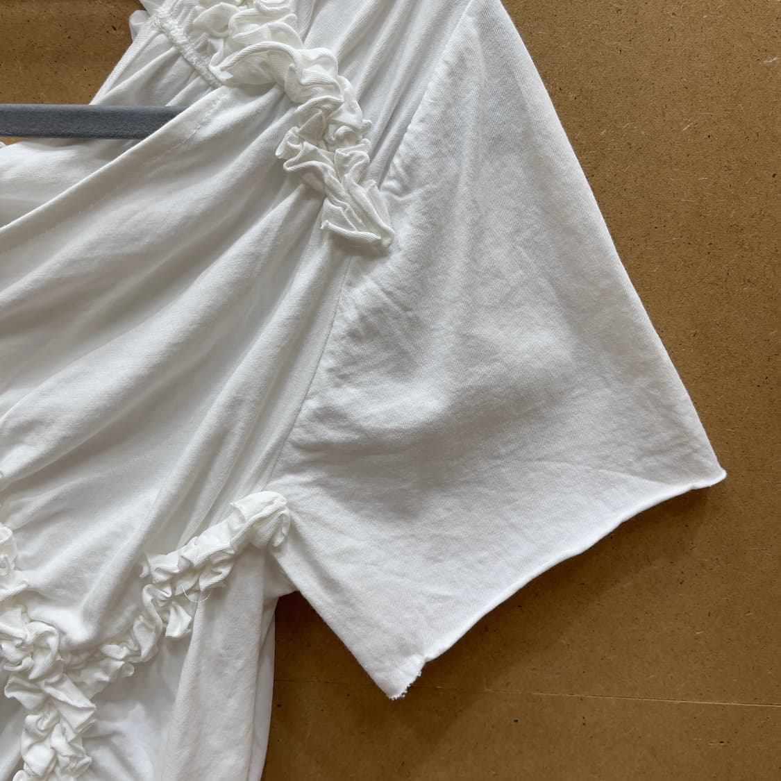 MM6 메종마르지엘라 셔링 러플 티셔츠 상품이미지6