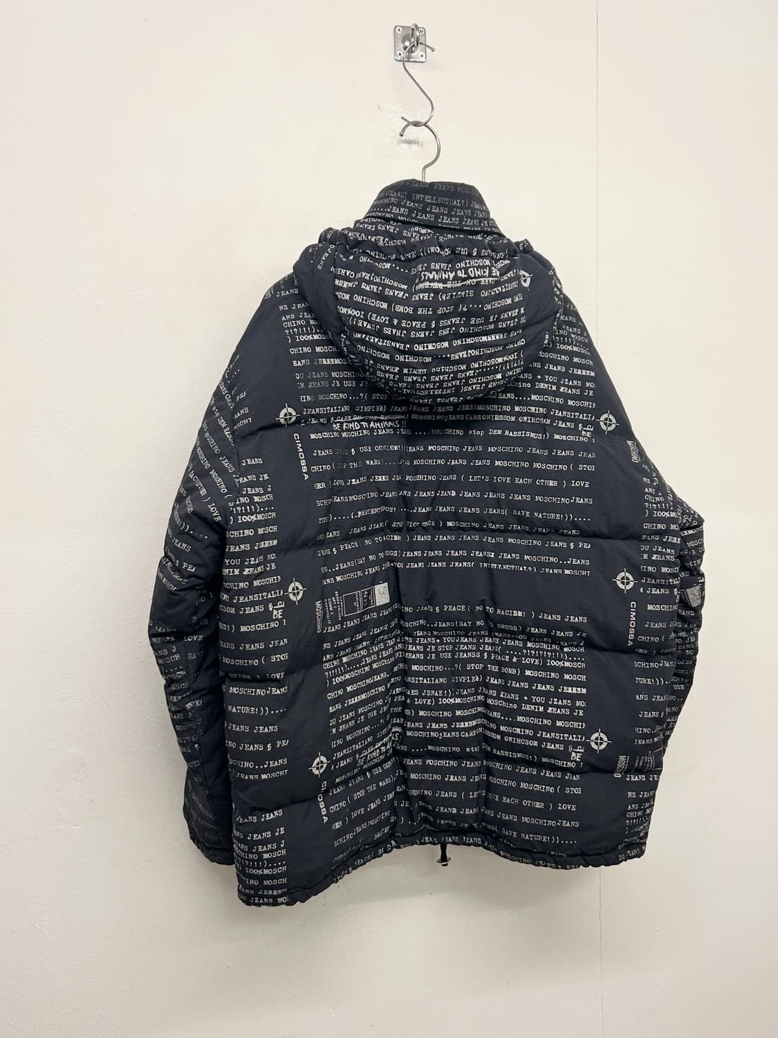 90s MOSCHINO 프린트 다운 자켓 상품이미지7
