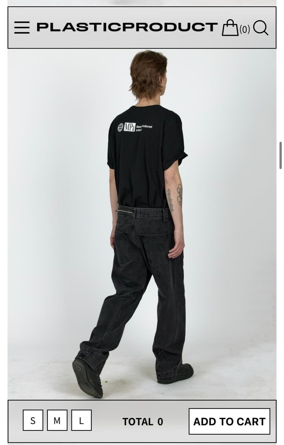 MPa DRIFT DENIM PANTS (BLACK) 상품이미지1