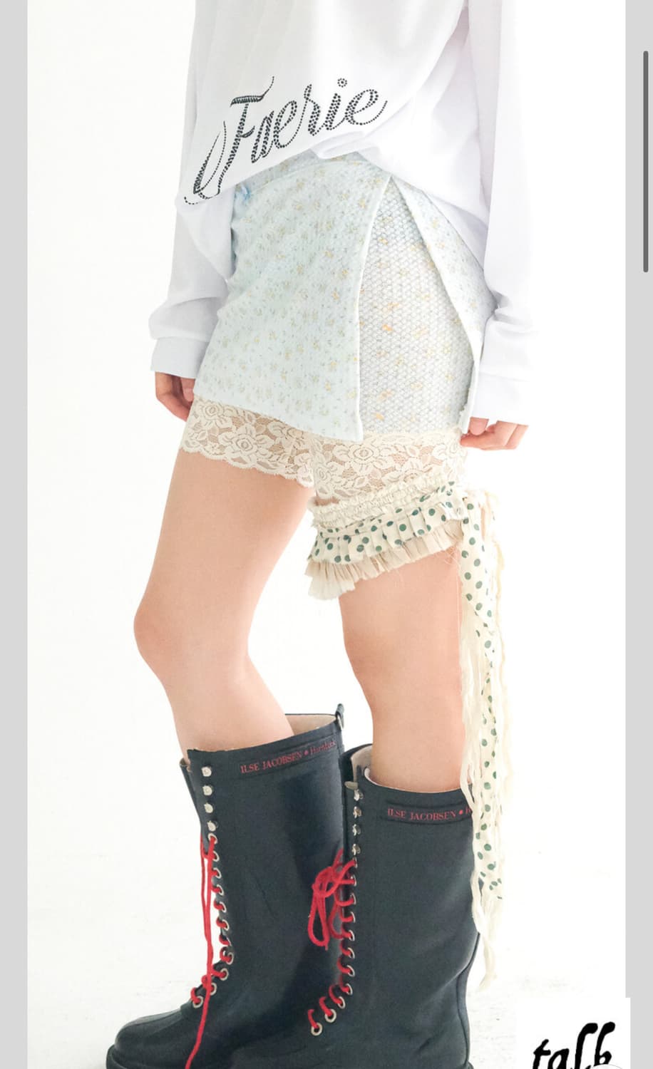 샵페어리 플라워 자카드 팬츠 상품이미지2