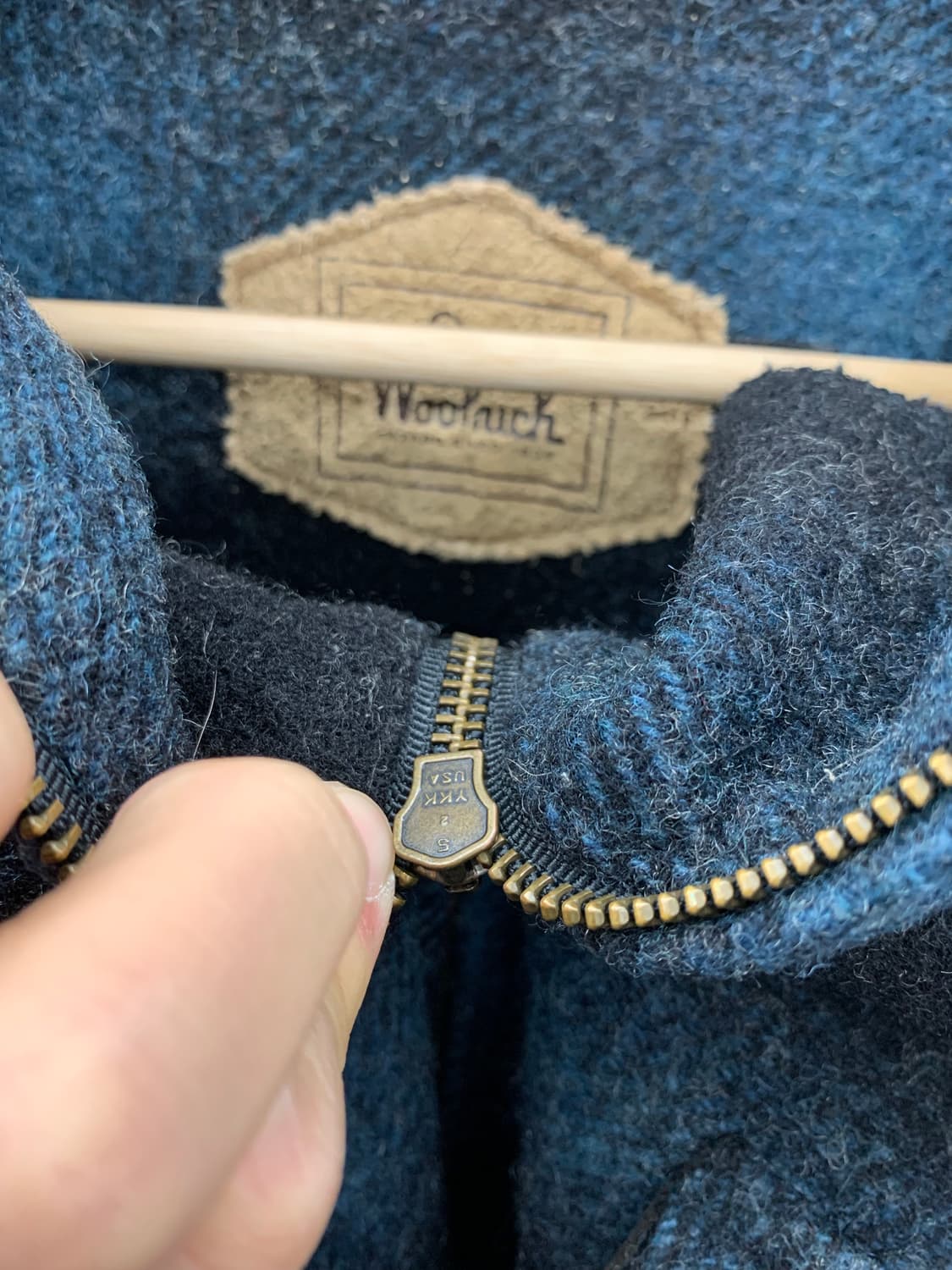 90s woolrich 옴브레 자켓 상품이미지6