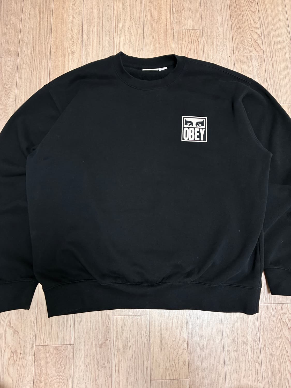 오베이 Obey 맨투맨 블랙 상품이미지1