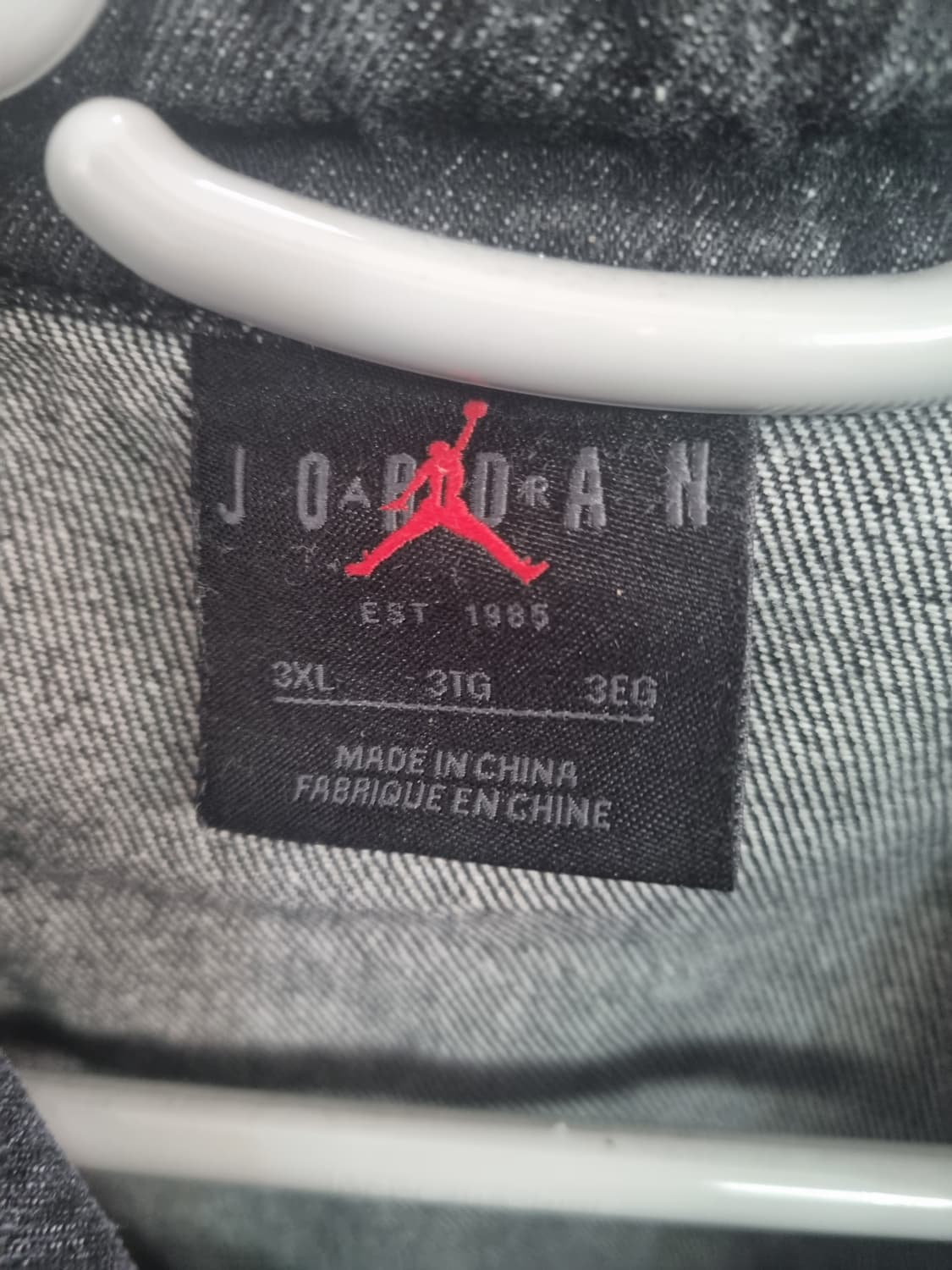 [3XL] 조던 데님 반팔 셔츠 상품이미지3