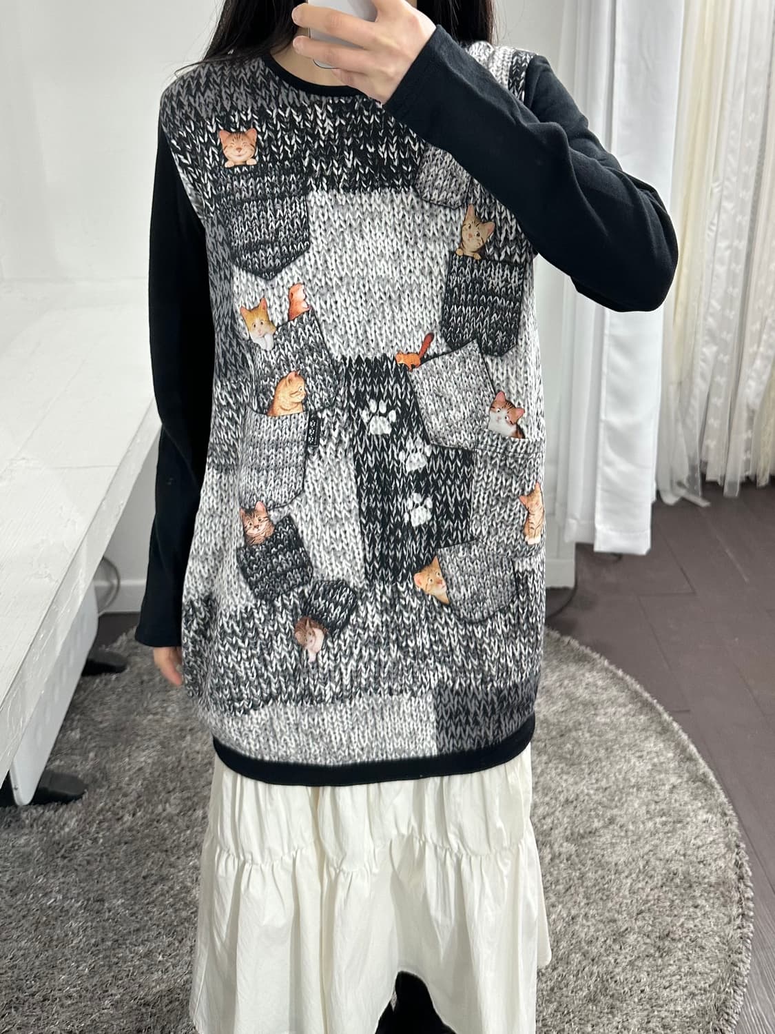 kunio collection neko printing onepeice 상품이미지3