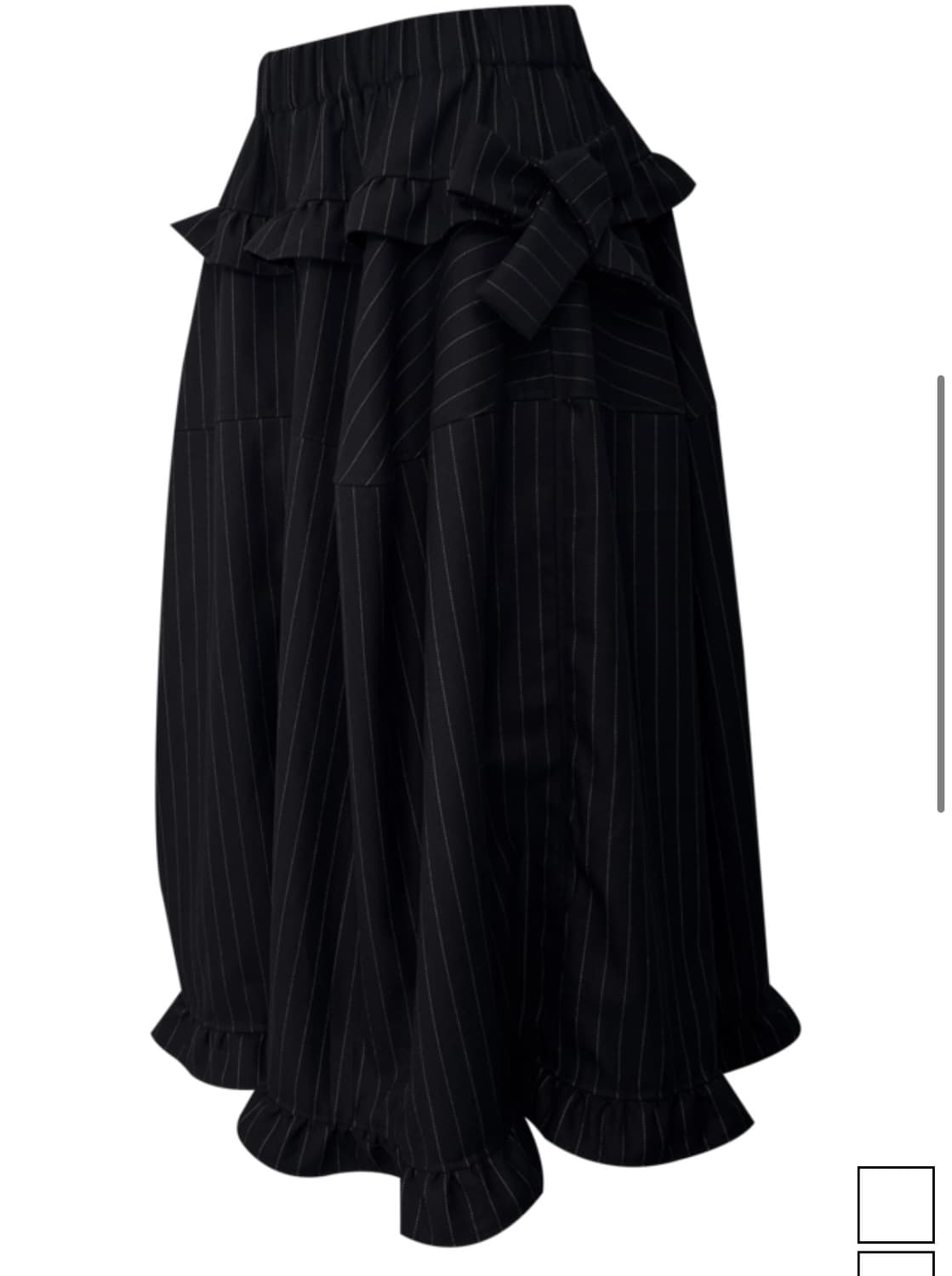 Chemehc 체메씨 BOW CULOTTES SKIRT 보우 샬롯 스커트 상품이미지3