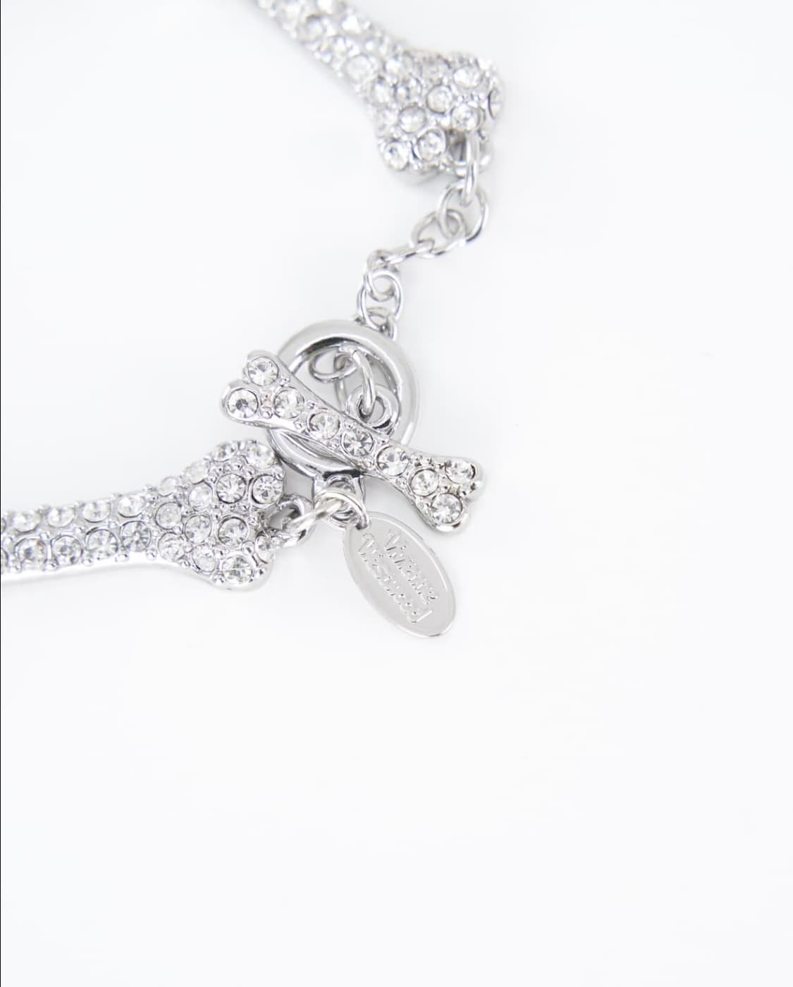 비비안웨스트우드 아카이브 크리스탈 큐빅 본쉐입 팔찌(새상품) 상품이미지2