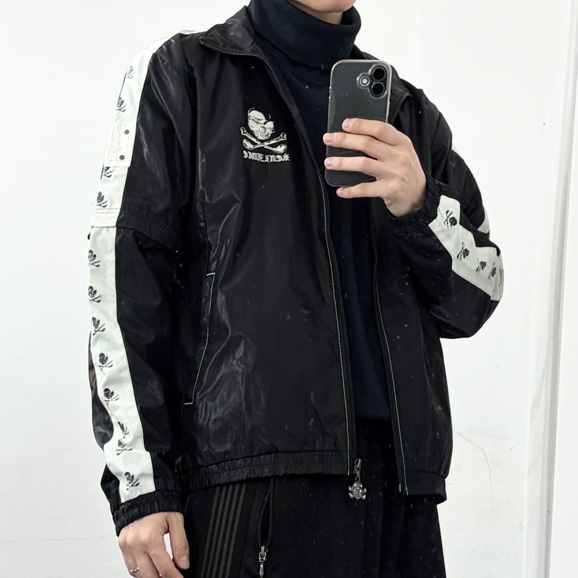 Real Race 컨버터블 스컬 윈드브레이커 자켓 상품이미지6