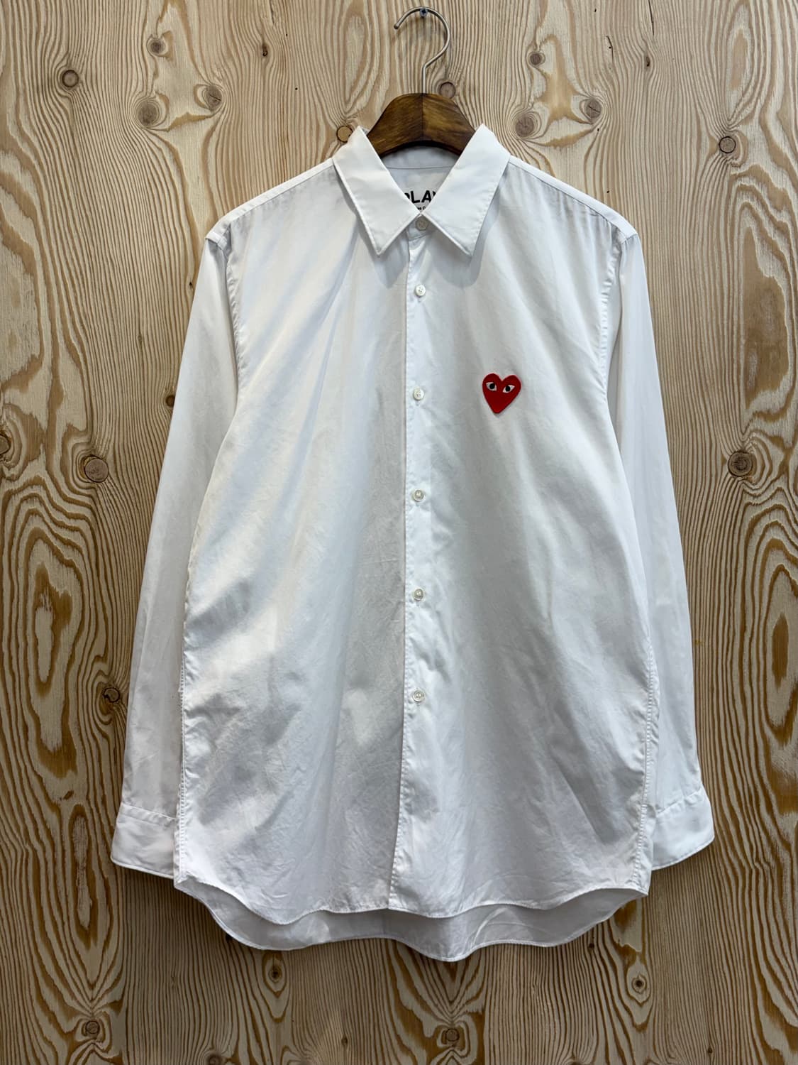 꼼데가르송 플레이 레드 와펜 셔츠 상품이미지1