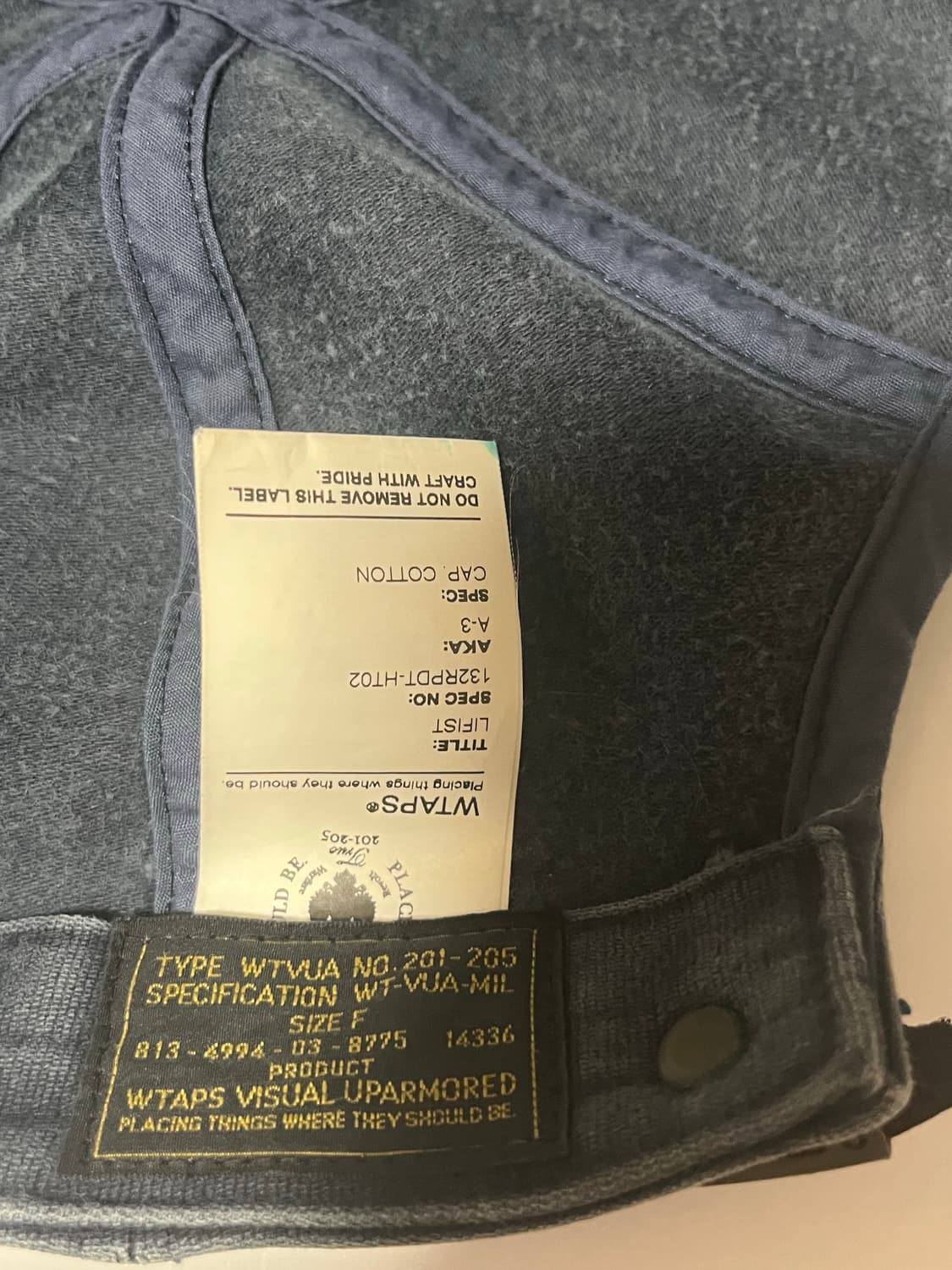 Wtaps 13aw a-3 캡 상품이미지3