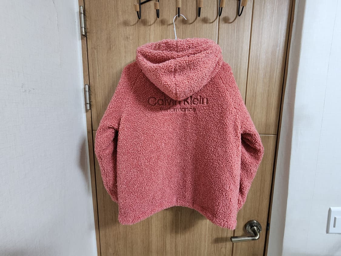 (S)여성 캘빈클라인 퍼포먼스 뽀글이 플리스 패딩 후드 점퍼 상품이미지4