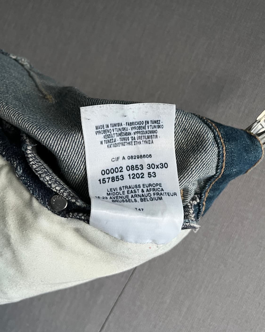 [30] 00s 유로 리바이스 신치백 엔지니어드 진 상품이미지7