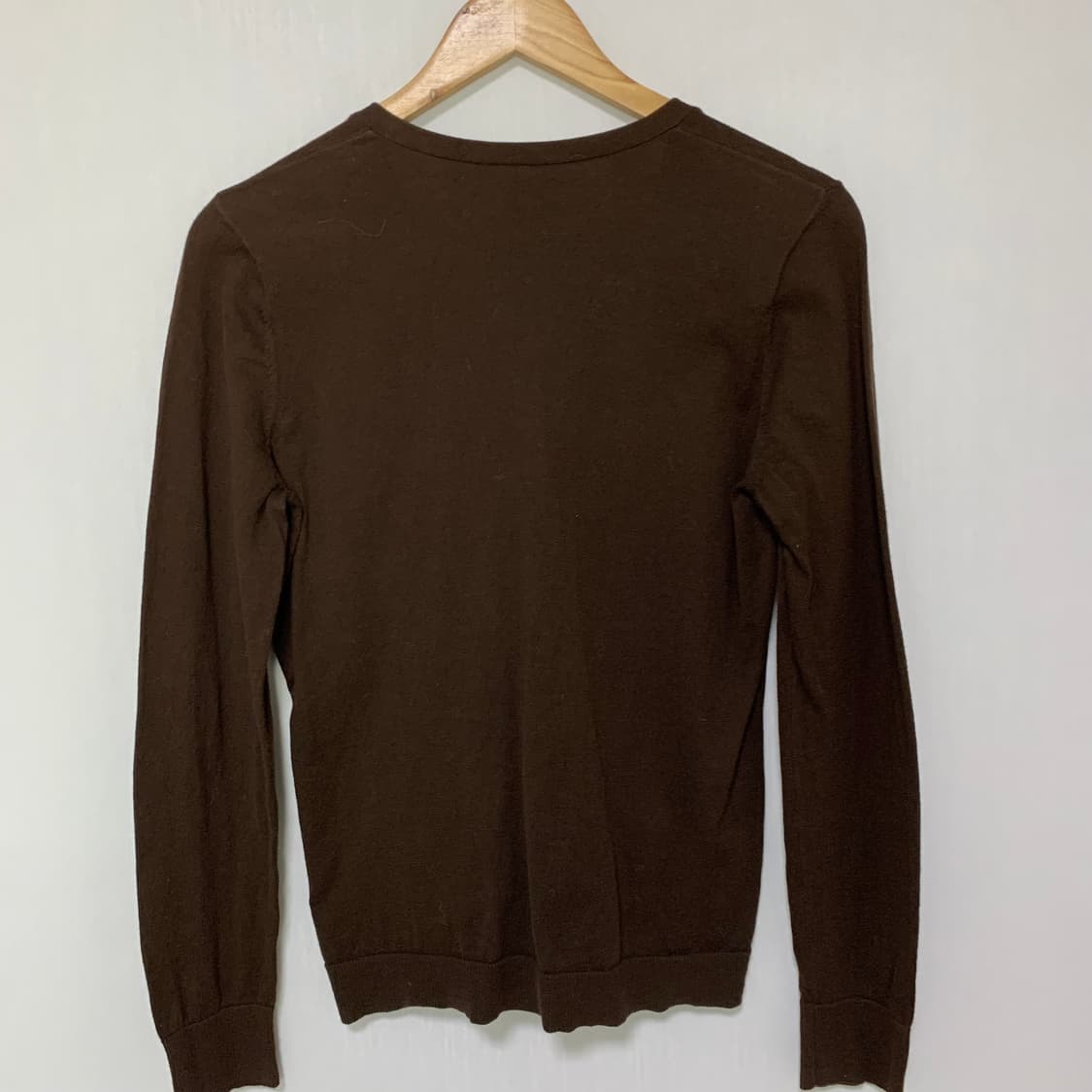 로렌 랄프로렌 빈티지 브라운 버튼 여성 가디건 L 상품이미지6