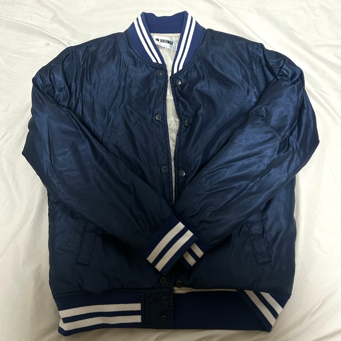 인사일런스 누빔 블루종 자켓 상품이미지1