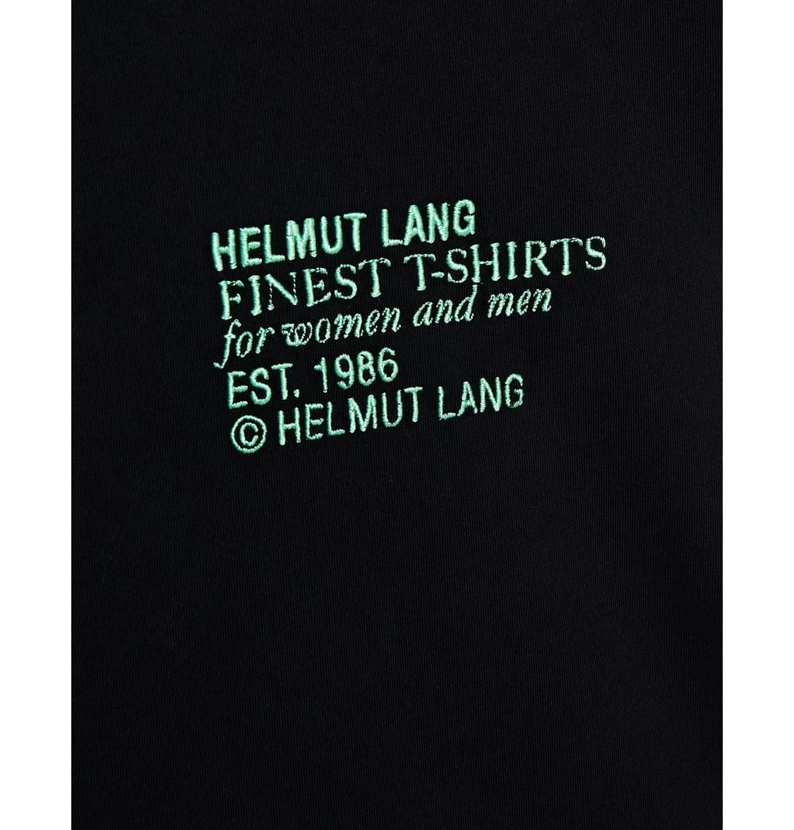 (S) 헬무트랭 민트 자수 로고 베이비 반팔 티셔츠 상품이미지5