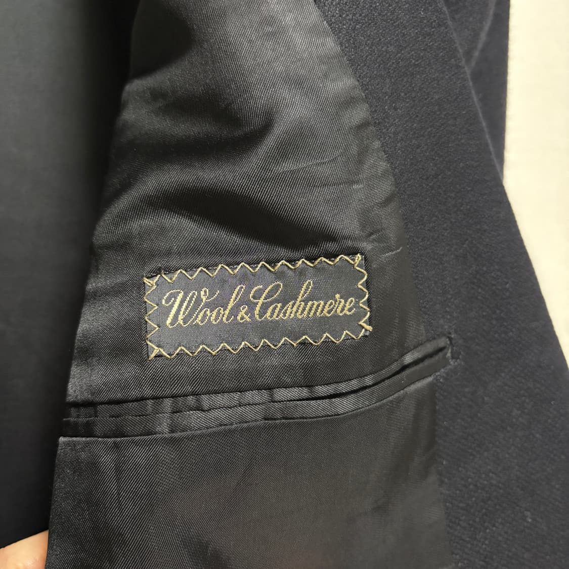 에르메네질도 제냐 캐시미어 울 금장 블레이저 / 네이비, 52 상품이미지9