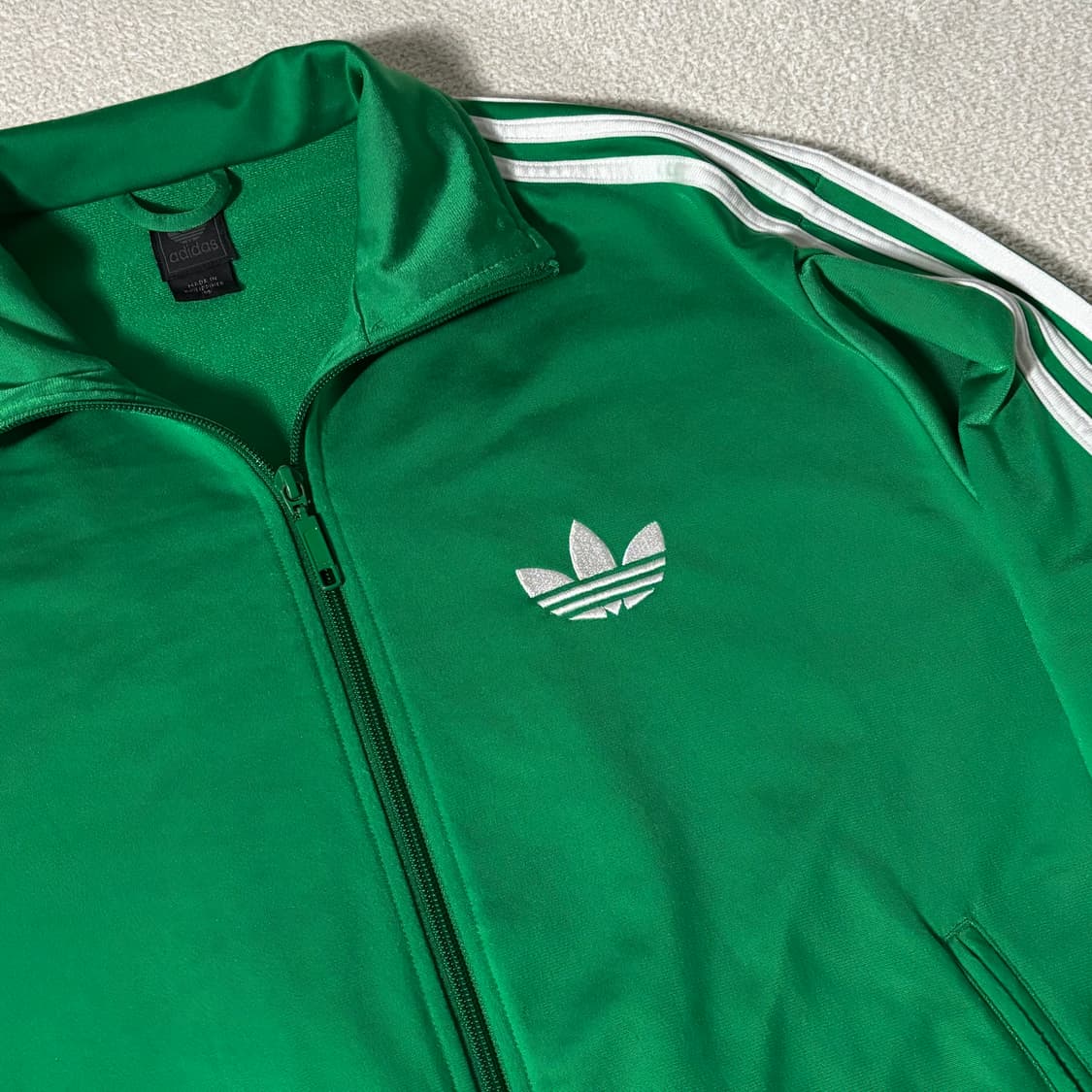 아디다스 핀터깔 구파이어버드 그린 초흰 져지 상품이미지2