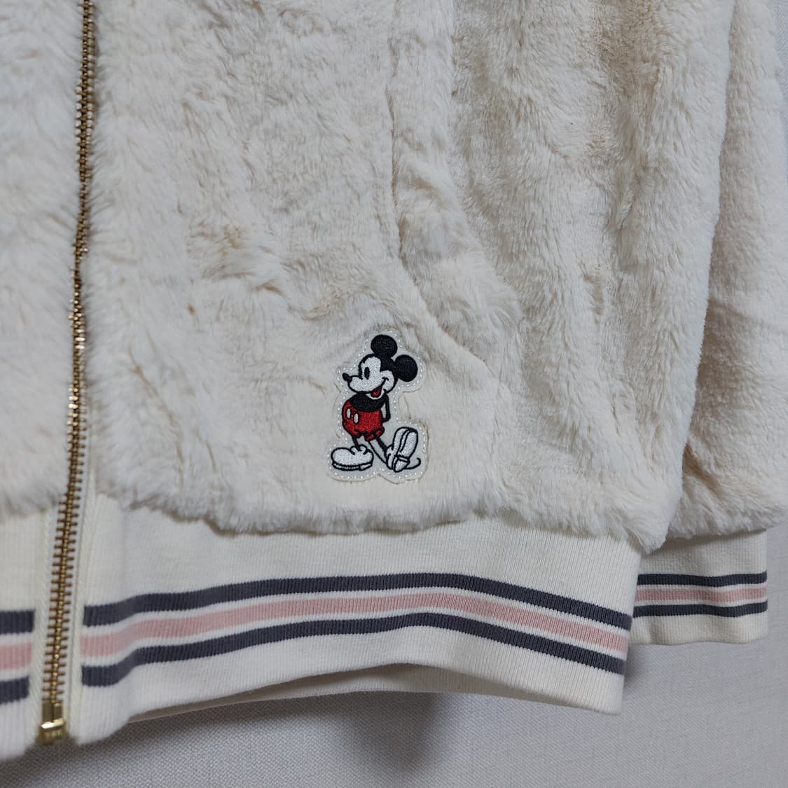 Lindsay 퍼 후드 집업 자켓 상품이미지2