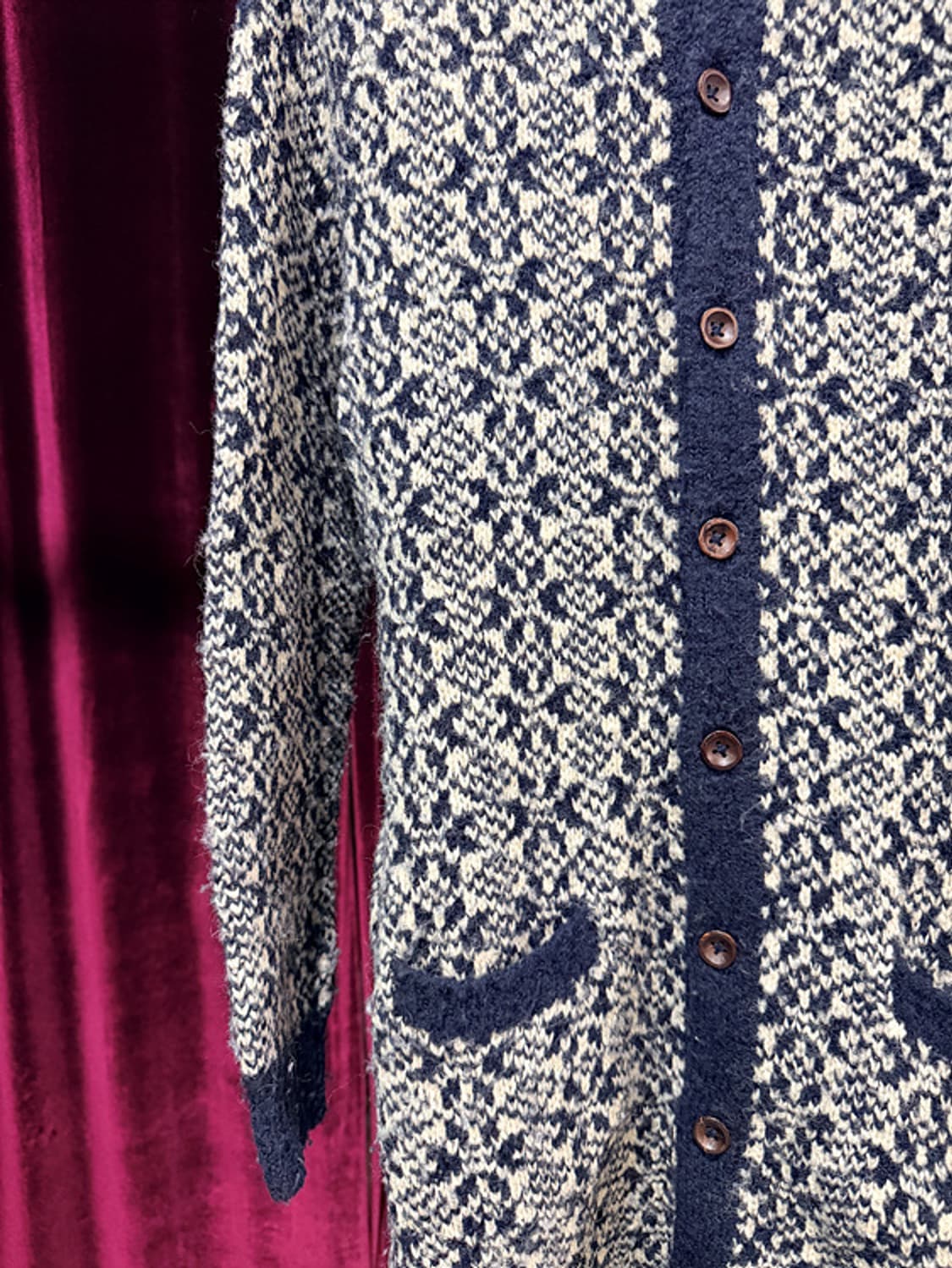 UMII 908 Nordic pattern knit coat 상품이미지3