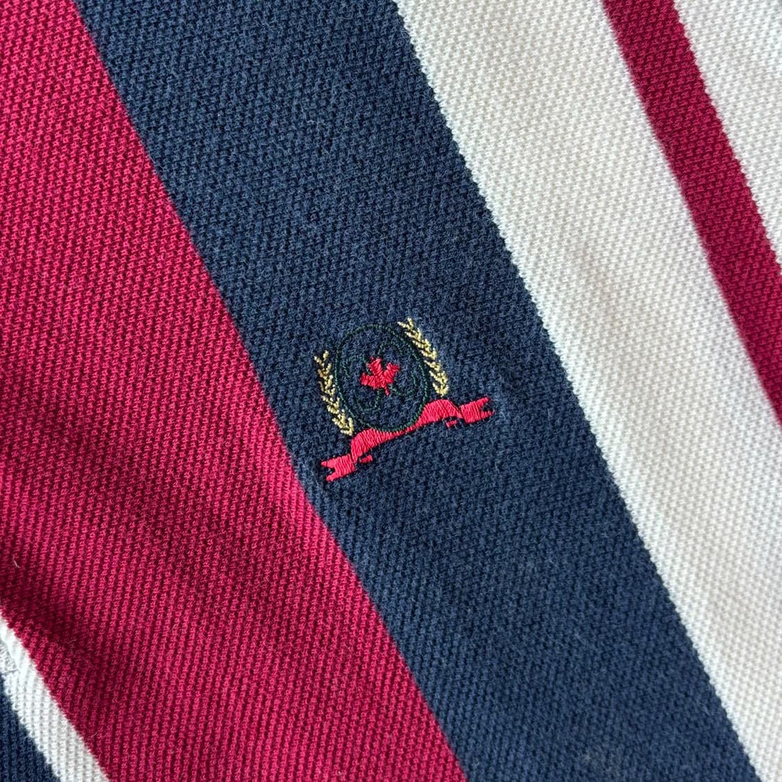 캐나디안 컨트리 멀티 스트라이프 빈티지 폴로셔츠 상품이미지2