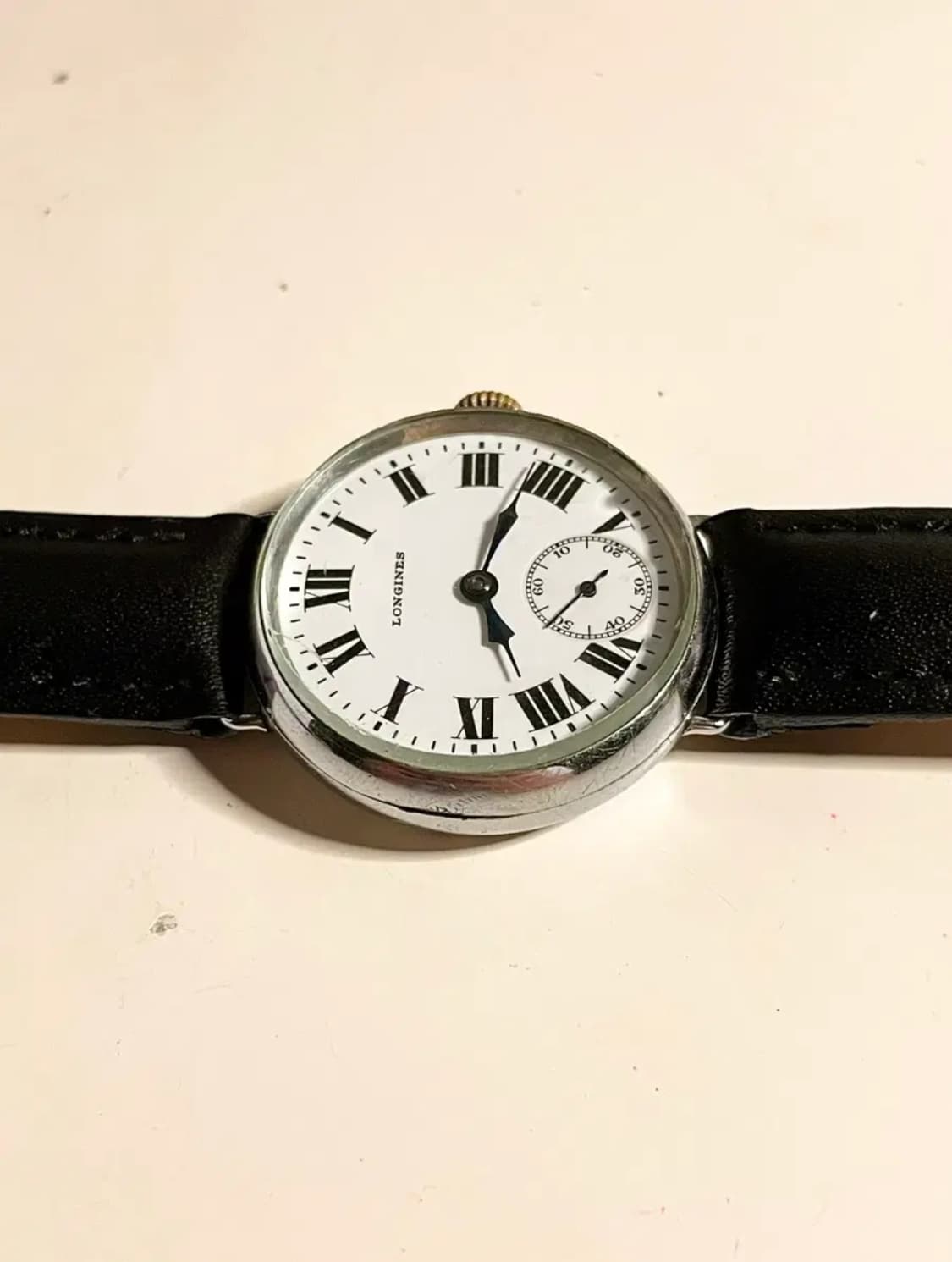 1930년대 빈티지 론진 로마 다이얼 수동 시계 앤틱 LONGINES 상품이미지5