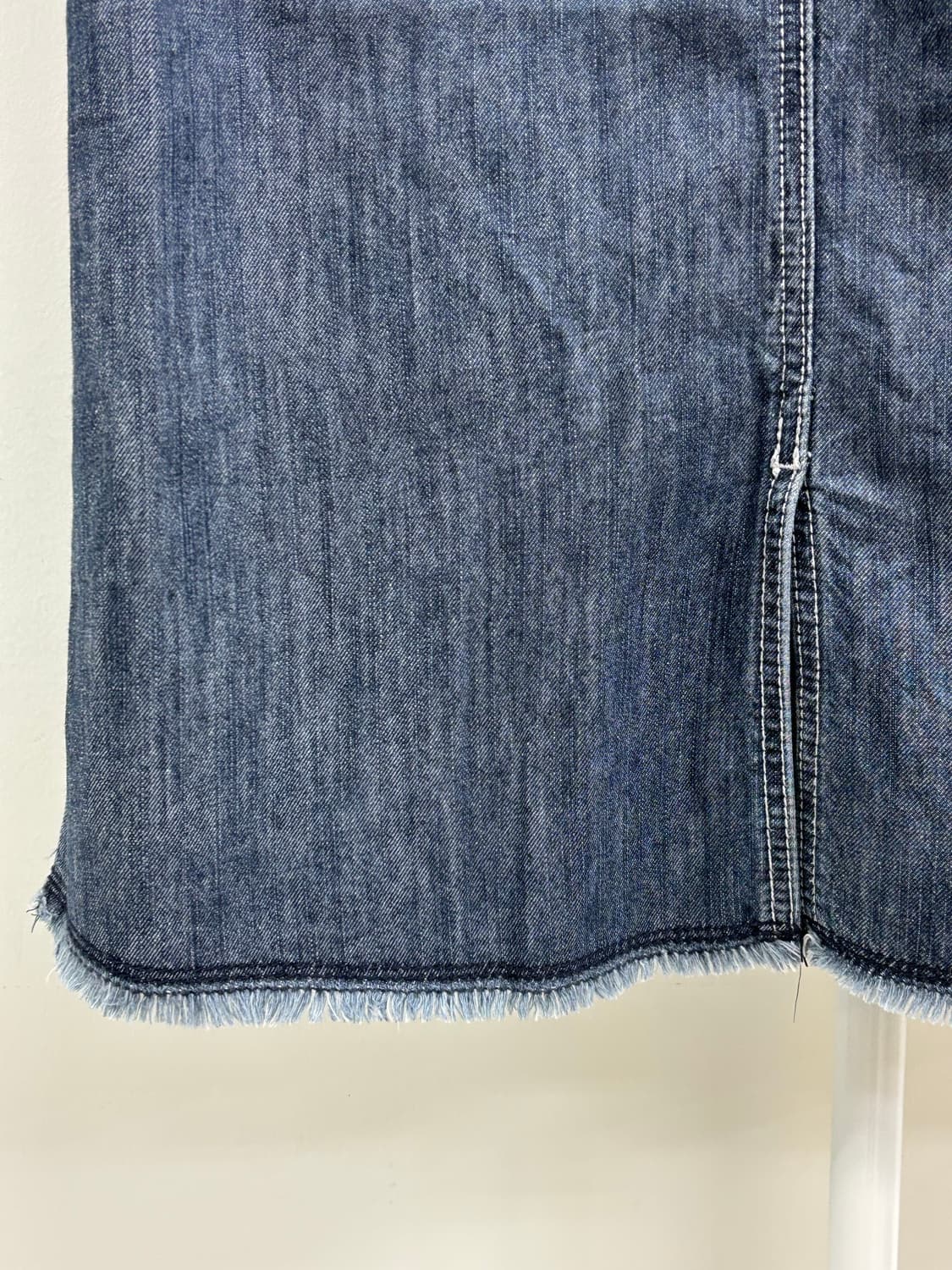 빈티지 중청 데님 미디 스커트 상품이미지7
