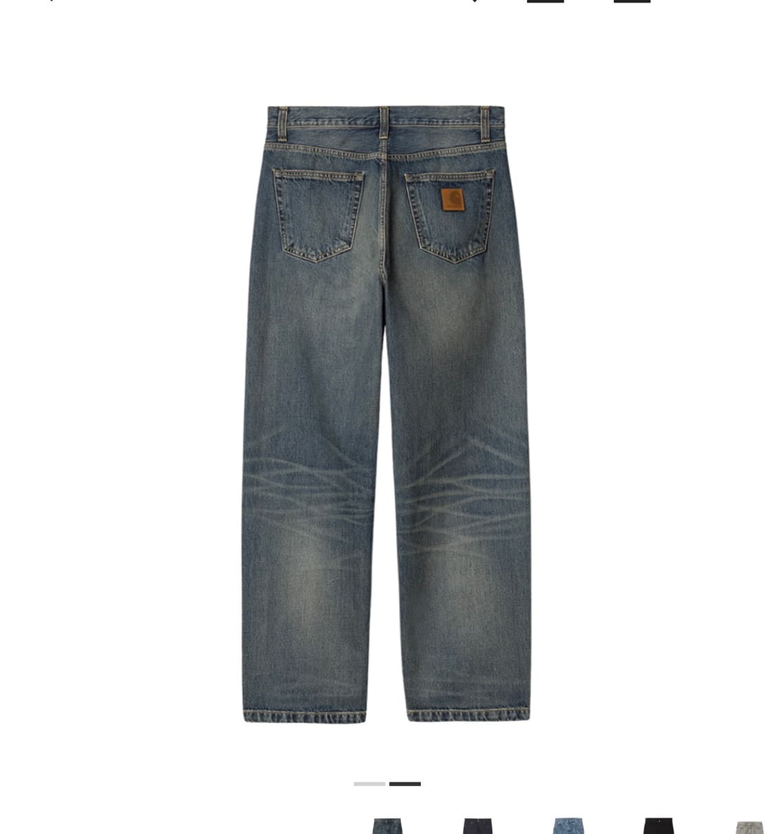 칼하트윕 랜든팬츠 블루 상품이미지2