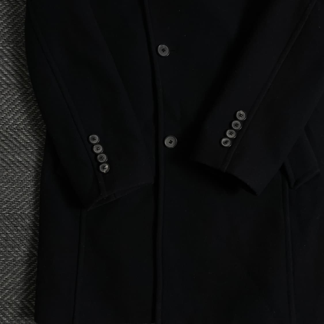 Andz 지오지아 모직 피코트 블랙y 3686 상품이미지5