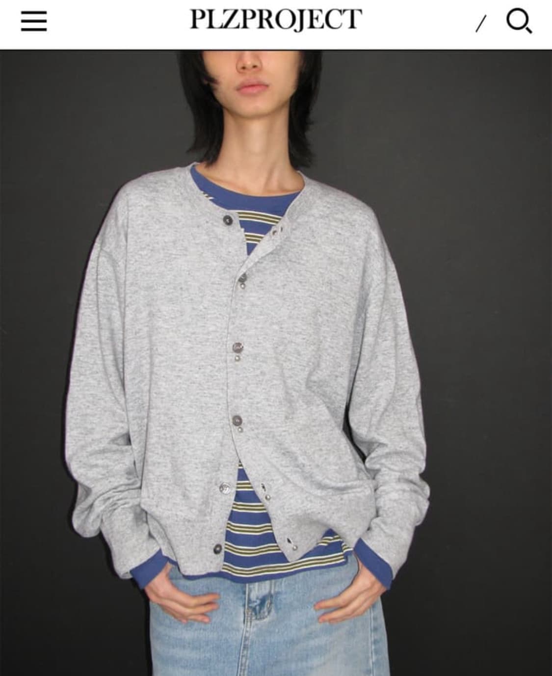 플리즈프로젝트 스터드 가디건 상품이미지2