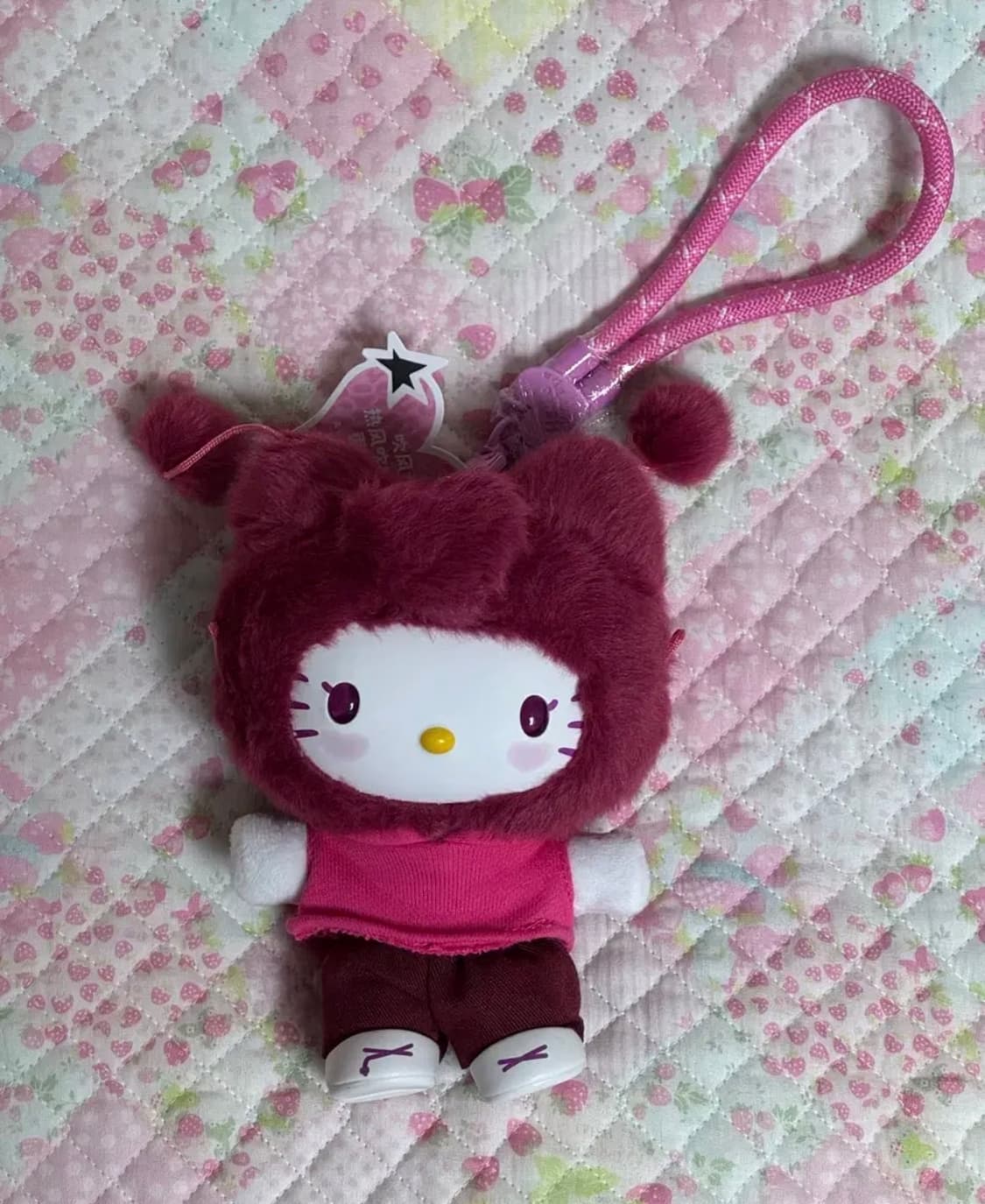 미니소 헬로키티 팝스타 제스트 인형 키링 상품이미지3