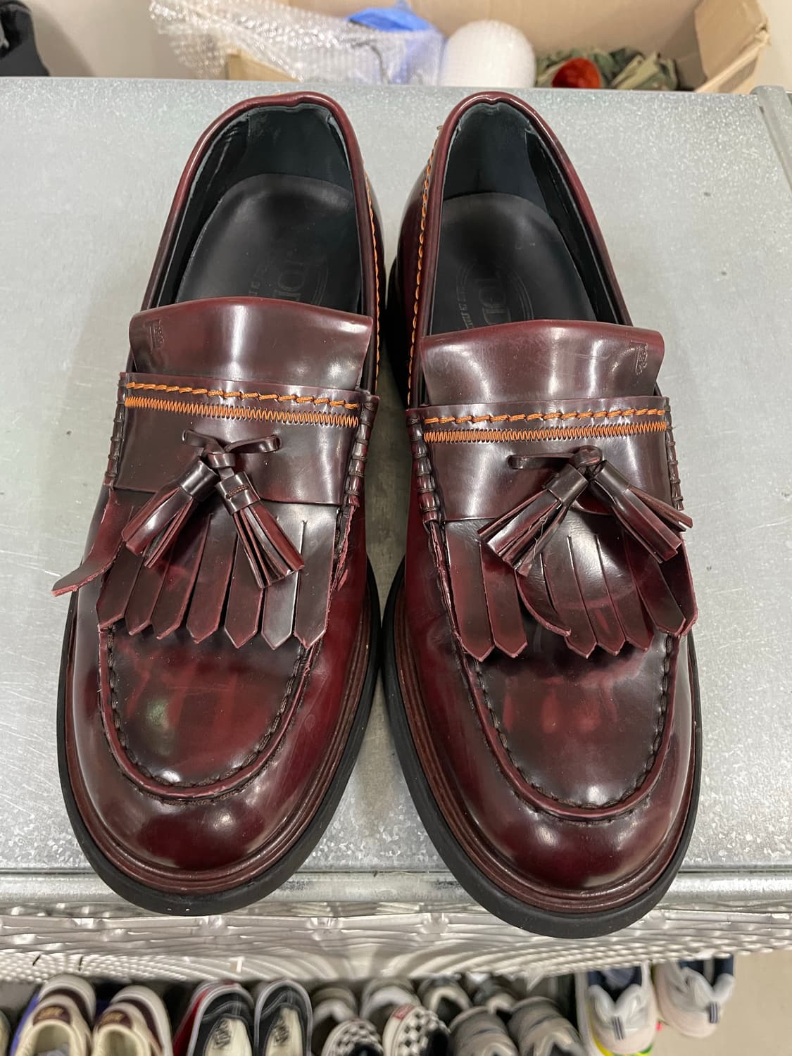 토즈 태슬 로퍼 버건디 8 (gr-4341) 상품이미지5