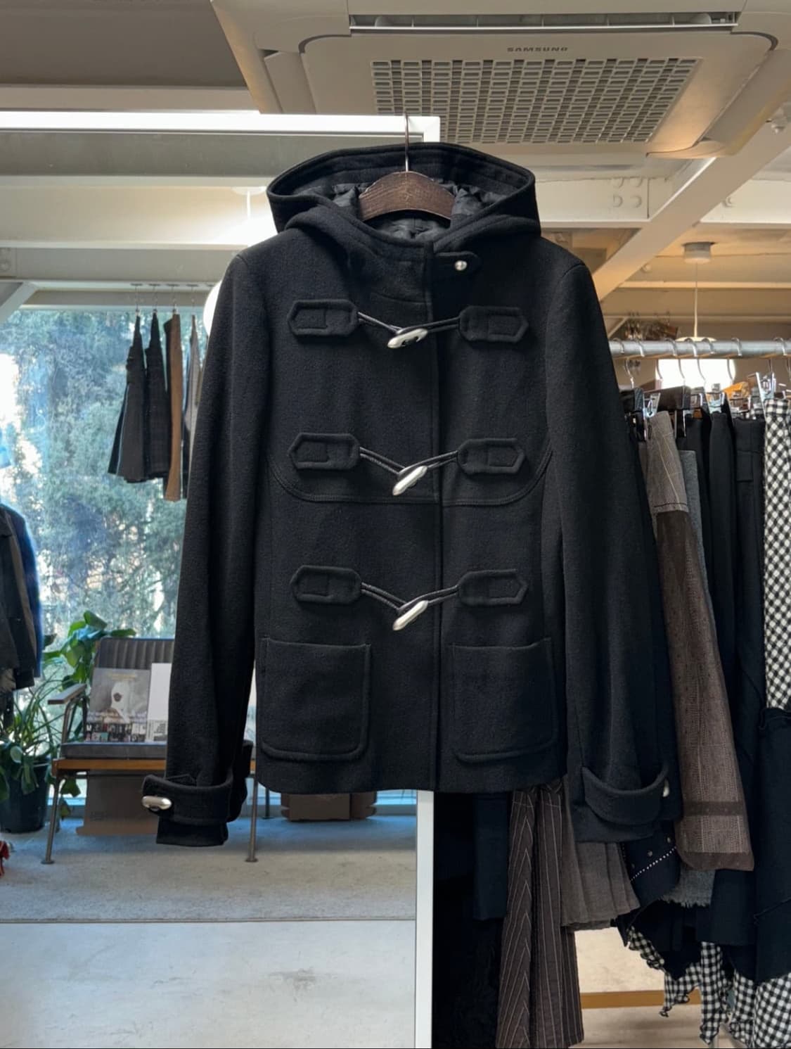 Kiyoko Takase 더플 후드 자켓 상품이미지1