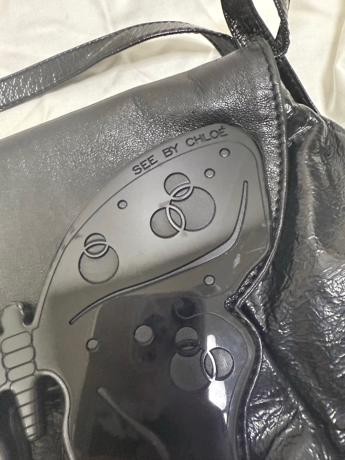 끌로에 페이던트 가죽 토트백 가방 상품이미지4