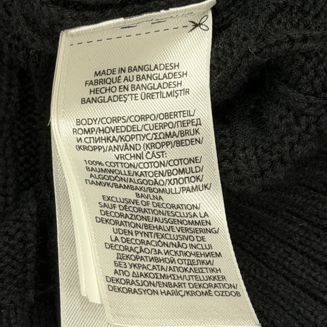 폴로 랄프로렌 신형 QR 포니 케이블 꽈배기 니트 블랙 L 상품이미지5