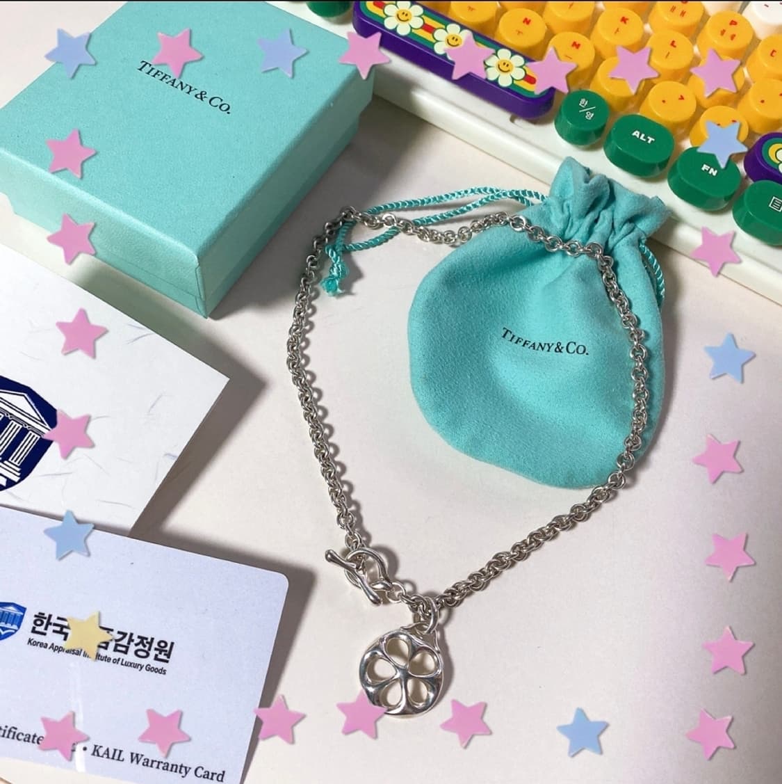 티파니앤코 한정판 데이지 토글 목걸이 상품이미지3
