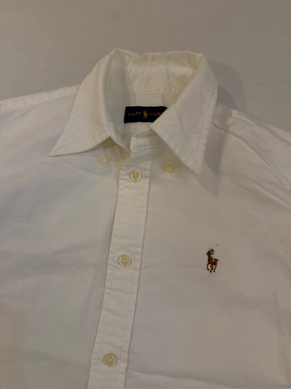 폴로 랄프로렌 옥스포드 셔츠 화이트 상품이미지2