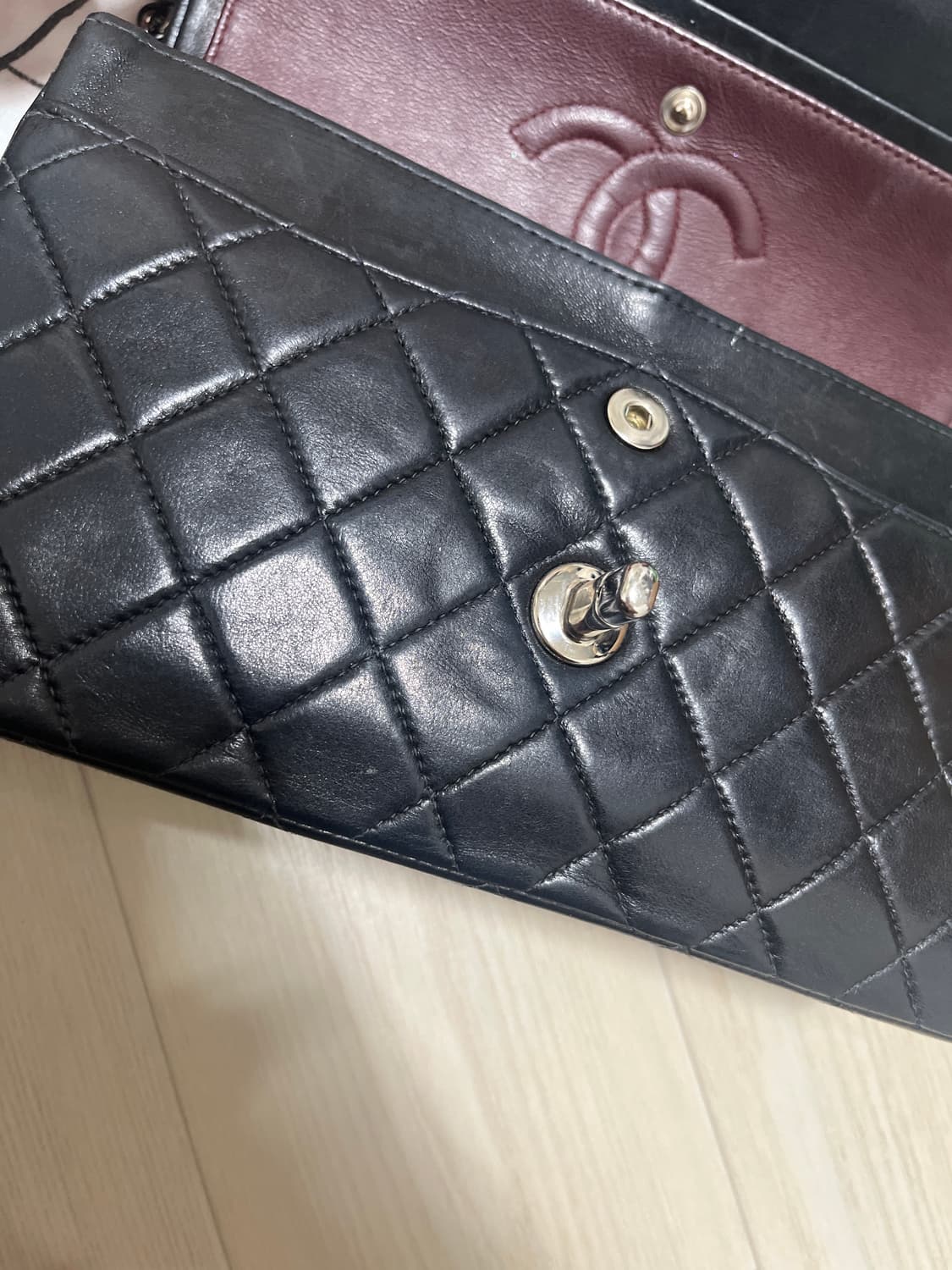 샤넬 클레식 스몰 램스킨 은장 상품이미지7