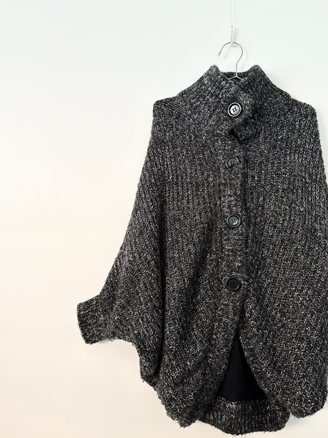 INGNI open slit warm cardigan / charcoal 상품이미지8