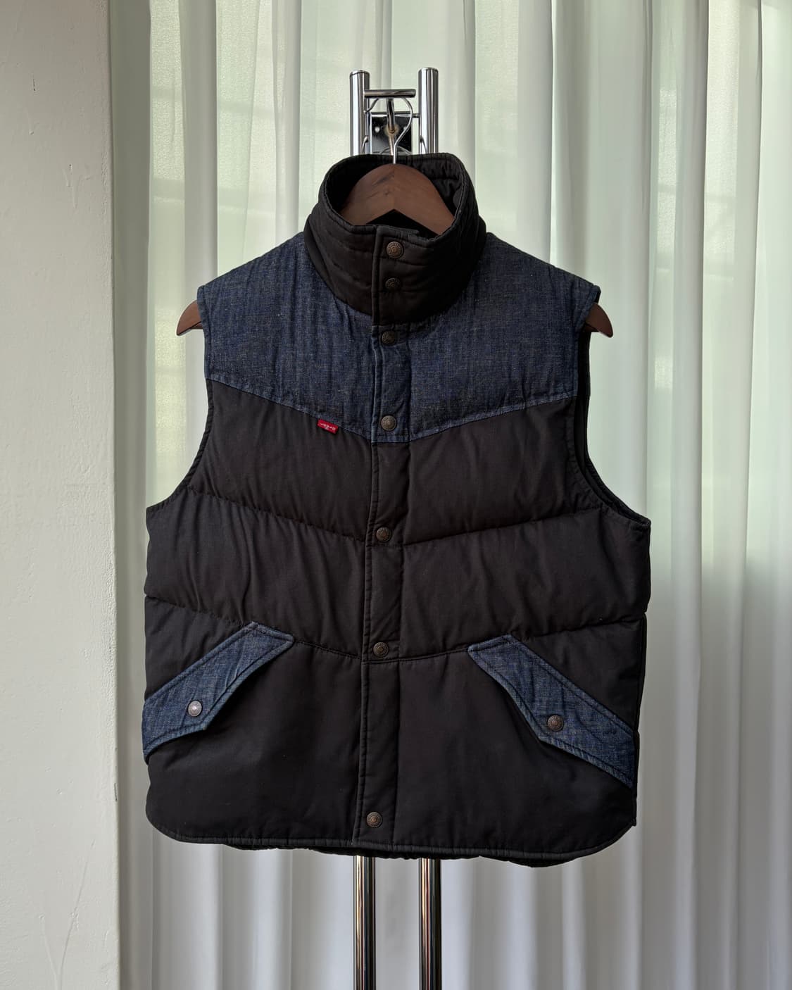 [M]리바이스 Levi's 재팬 레드탭 데님 다운 패딩 베스트 상품이미지2