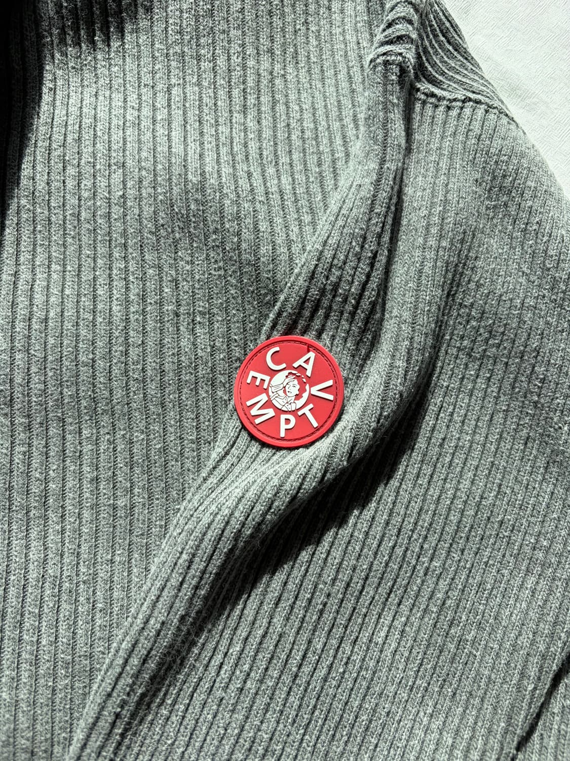 카브엠트 오버다이 와이드 립 컷 집 후드 차콜 상품이미지3