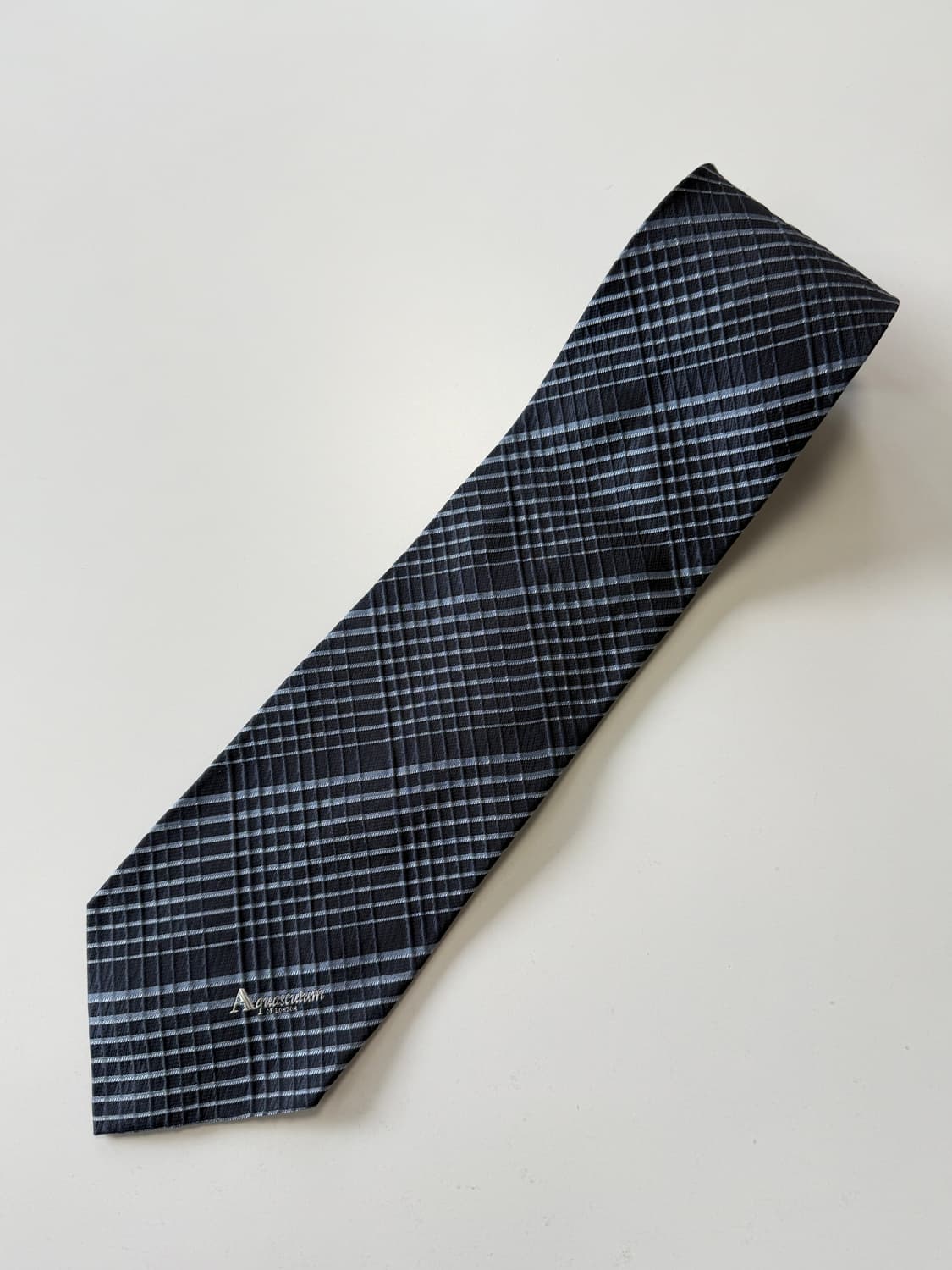 아쿠아스큐텀(Aquascutum) 실크 넥타이 9.5cm 상품이미지1