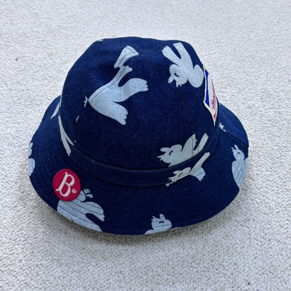 F 베베드피노 키즈 올오버 데님 버킷햇 0429E 상품이미지4