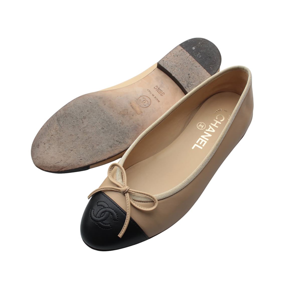 샤넬 투톤 플랫 슈즈 ( 36 1/2 C ) 상품이미지3