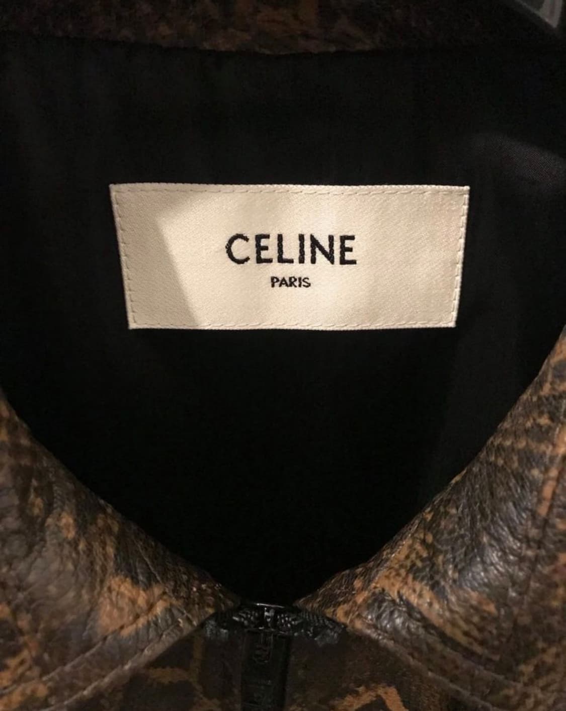 [라이즈 원빈님 착용] 셀린느 19AW 파이톤 웨스턴 레더 자켓 상품이미지6