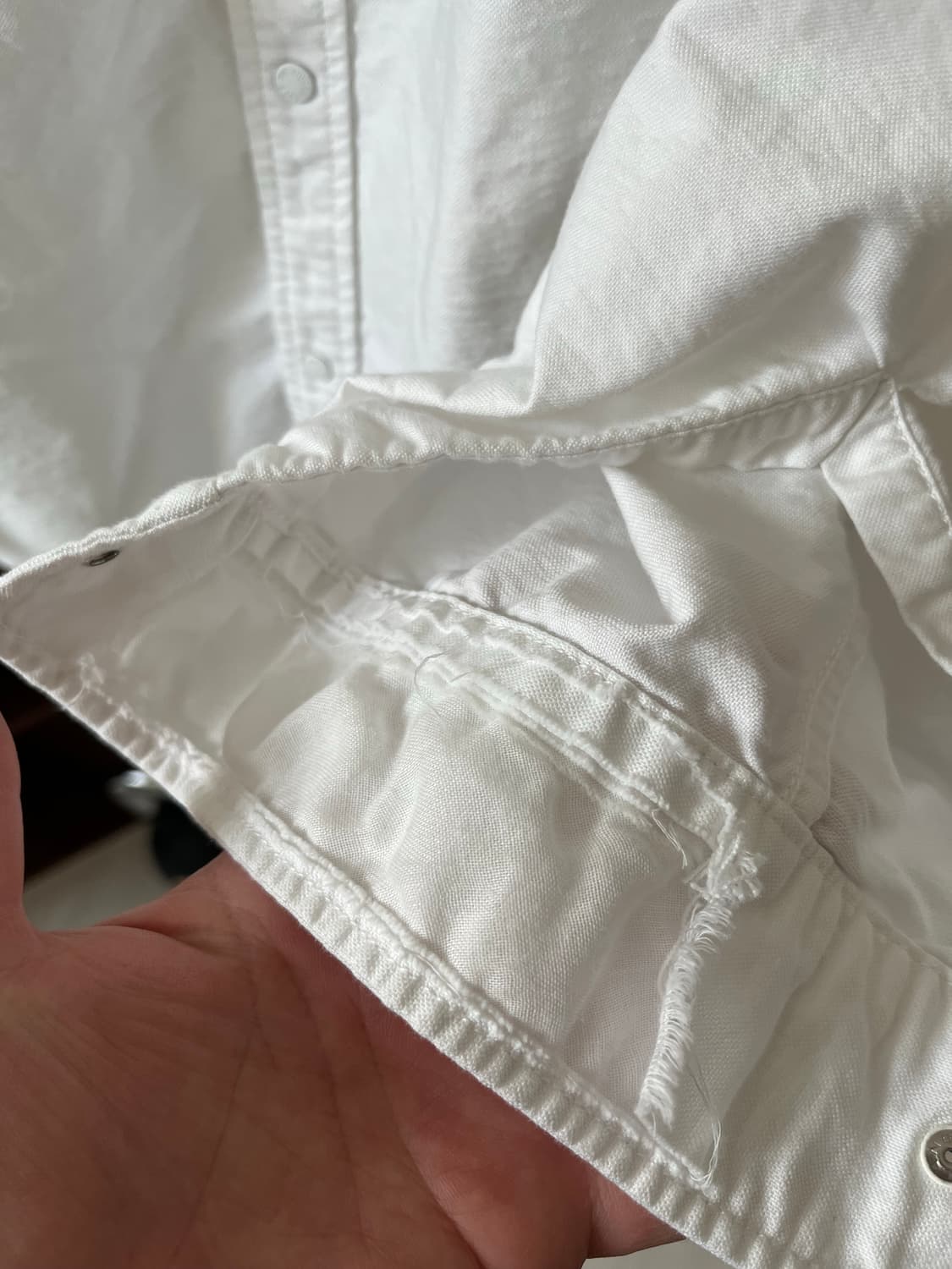 노스페이스퍼플라벨 옥스포드 워크셔츠 라지 상품이미지6