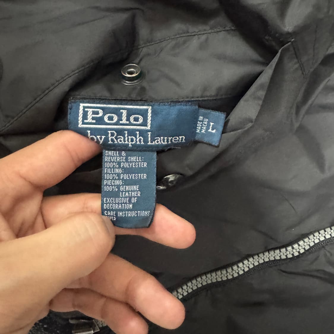 폴로 리버시블 퀄팅자켓 L사이즈  상품이미지6