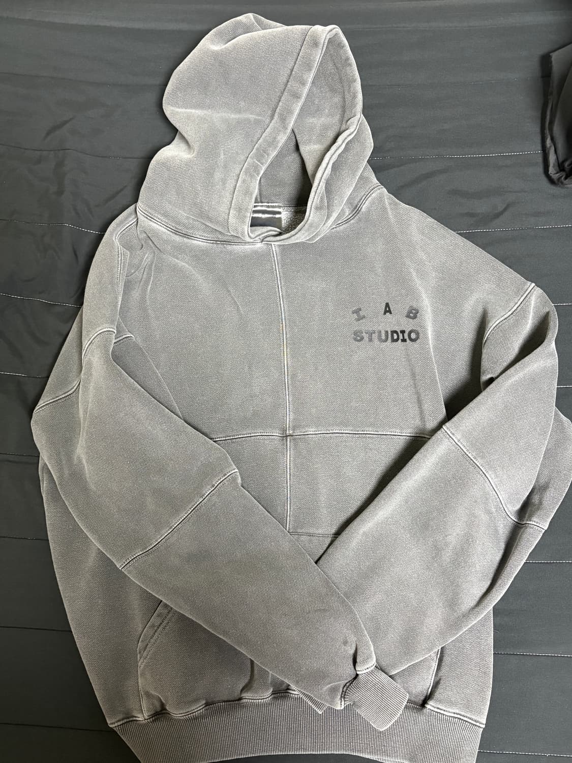 아이앱 스튜디오 블록 피그먼트 후드 M 상품이미지1